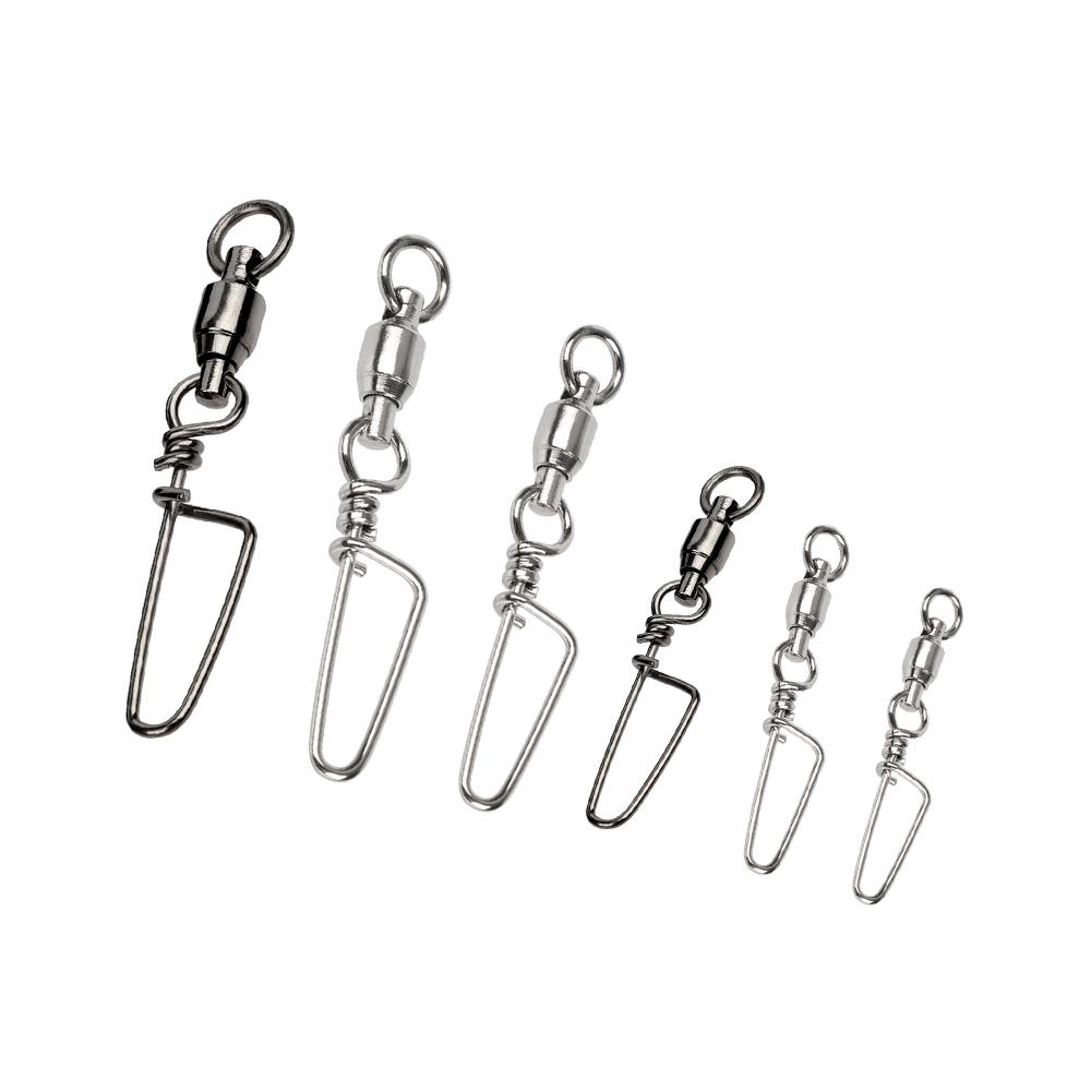 Fishing Line Connector Fishing Accessories Ball Bearing Fishing Swivels Coastlock Snap Connector