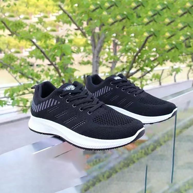 Мужская спортивная обувь Flyknit, повседневная сетчатая дышащая обувь, кроссовки на шнуровке, кроссовки для бега, размеры 39-44