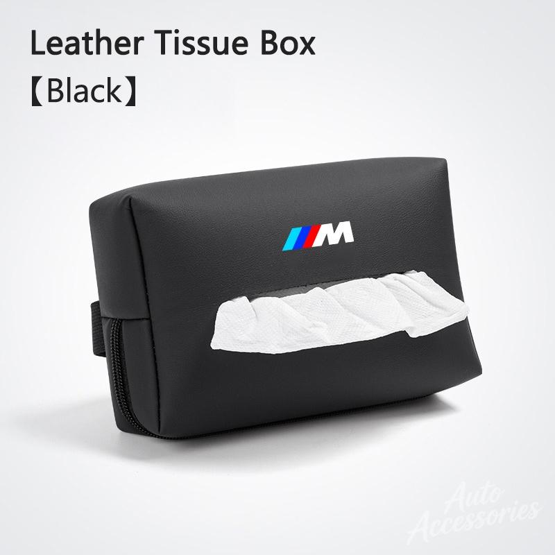Car Tissue Box Car Seat Back Holder Tissue Paper Organizer For BMW M Power X1 X3 X4 X5 E46 E90 F20 E60 E39 F10 M1 M2 M3 Sticker wzjh87