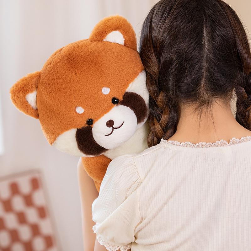 New 35cm Kawaii Plush Raccoon Plush Toys Lovely Raccoon Pillow Stuffed Soft Animal Cushion Nice Birthday Christmas Gift for Girl