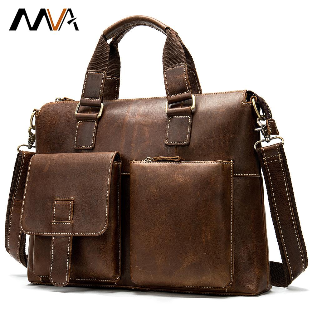 MVA Мужские сумки-мессенджеры из натуральной кожи, мужские повседневные портфели через плечо, сумки через плечо для документов, сумки для ноутбуков, мужские 260
