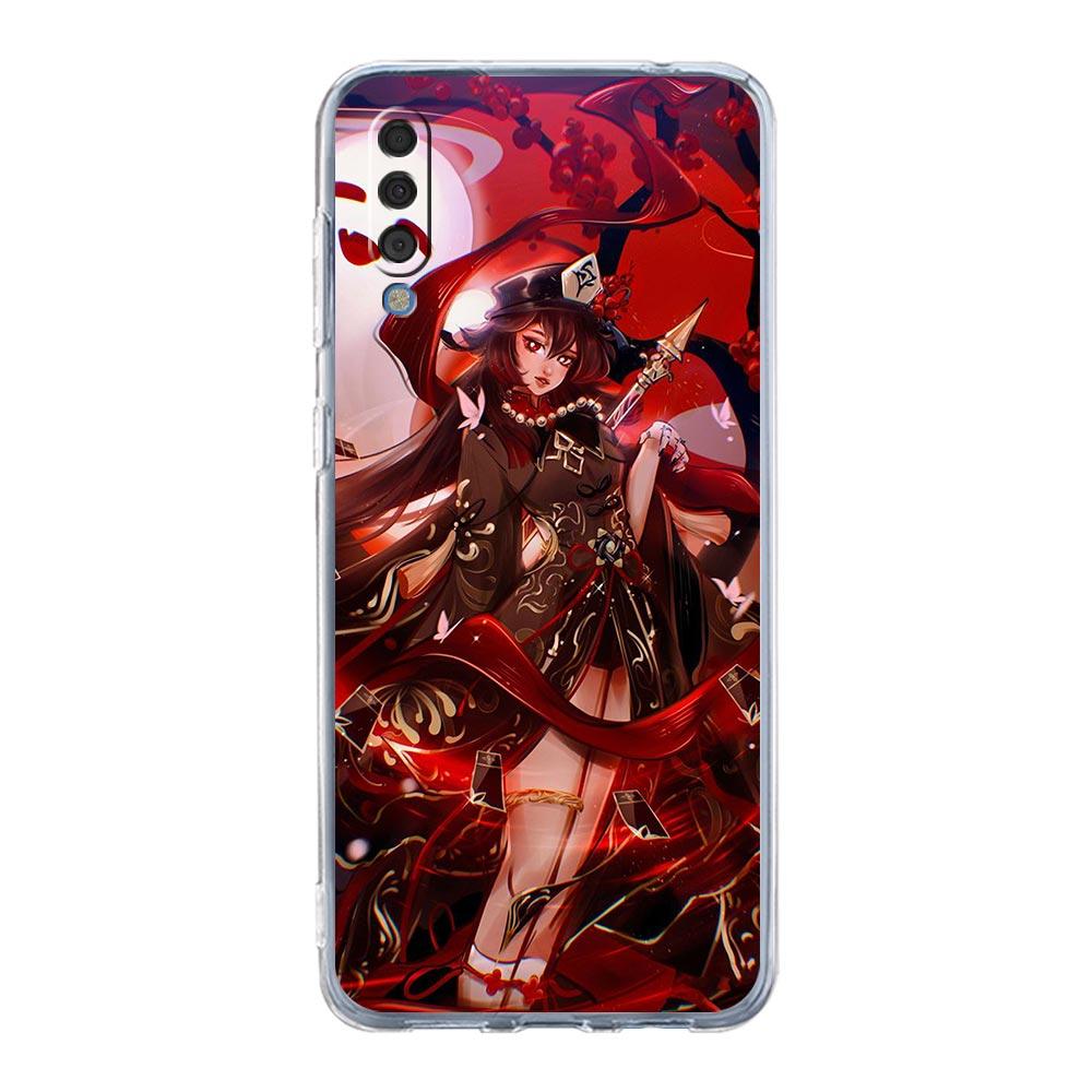 Чехол для телефона Genshin Impact с аниме для Samsung Galaxy A52 A50 A70 A30 A40 A20E A10S A20S A02S A04s A12 A22 A32 A72 5G, прозрачный чехол