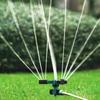 360 Degree Rotating Sprinkler with Three-arm Sprayer and Plastic Ground Plug Irrigation Sprinkler