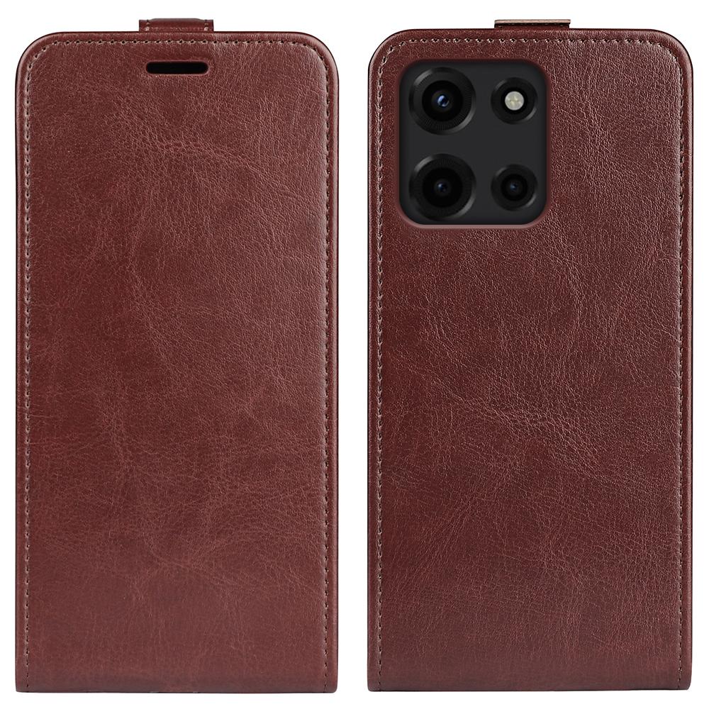 For Motorola Moto G 5G (2025) Case with Card Slots Vertical Flip Leather Phone Cover