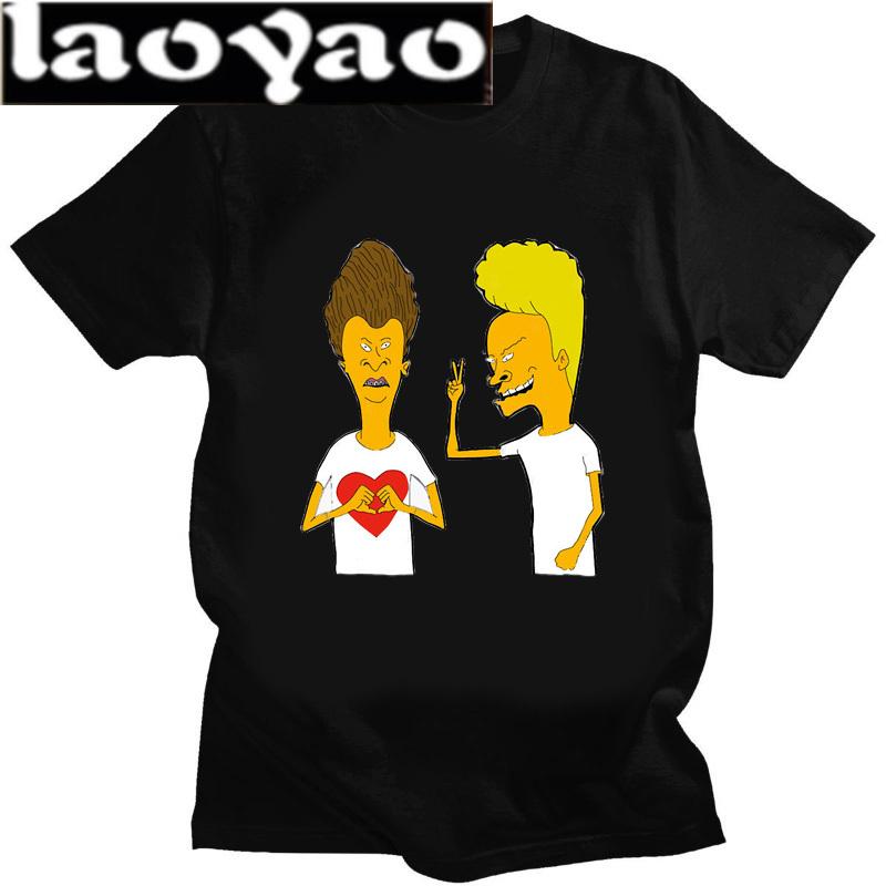 Beavis and Butthead BB Newest TShirt for Unisex Around The Christmas Tree Round Collar Basic Distinctive Birthday Gift Tops