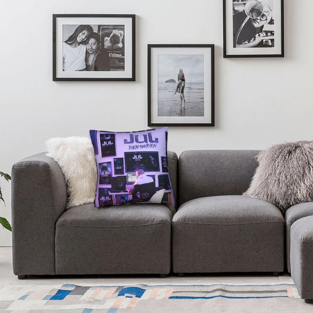 Rapper Music JUL  Pillowcases  Vintage Pillow Case For Chair Sofa Home Decor Comfy Pillow Cover