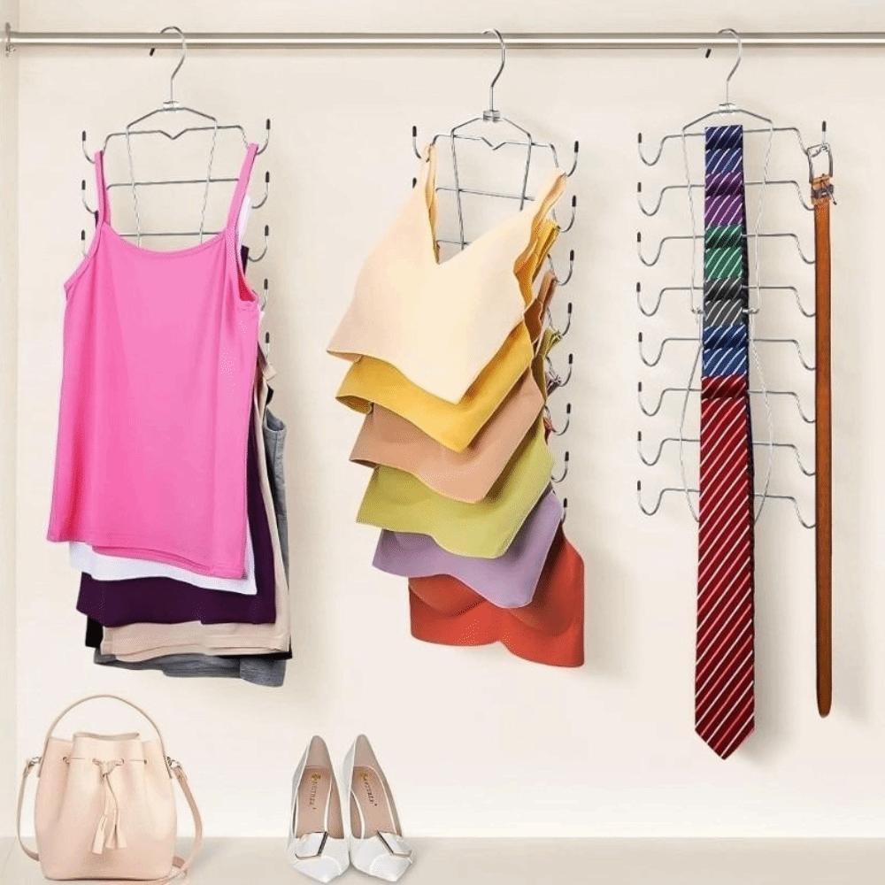 Save Space Underwear Hanger Metal Closet Organizers Thick Bra Tank Top Hangers Swimsuits Ties