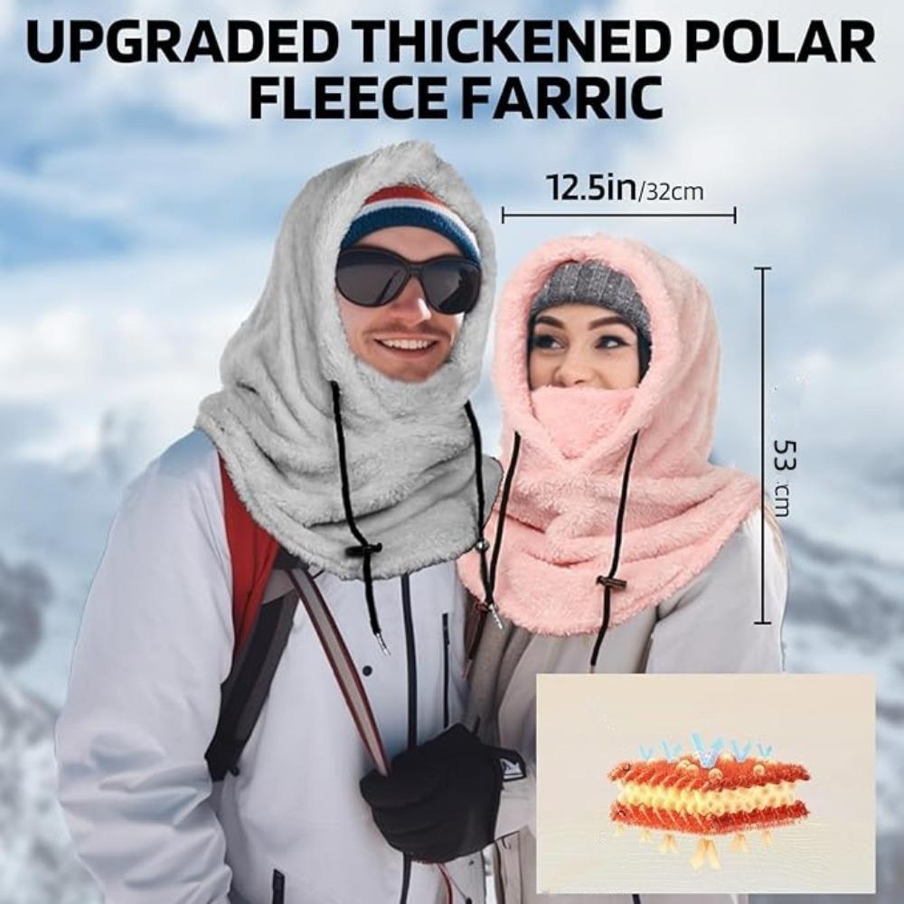 Теплый инструмент Sherpa Hood Ski Mask Arctic Velvet Cover Cap Scarf New Warm Hood Men Women