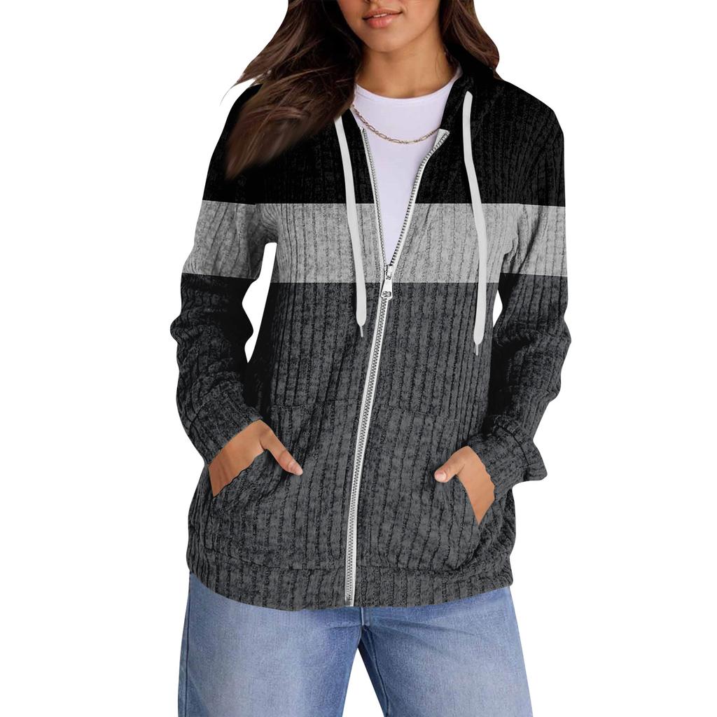 Hoodies For Women Trendy Tops Casual Fall Fashion Long Sleeve Sweatshirt With Pockets Pullover Lightweight