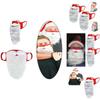 Soft And Breathable Adult Unisex Funny Santa Claus Beard For Xmas Cosplay