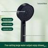 Black Warrior Pressurized Handheld Shower Head Nozzle for Bathroom and Bath