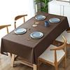 Simple PVC Tablecloth Oil Resistant Square Table Cover Waterproof Tablecloth  Home Decor