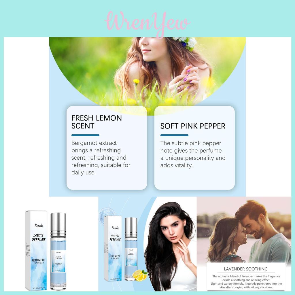 Refreshing Blue Perfume Natural Light Fragrance Alluring Charm Lasting Scent For Couples