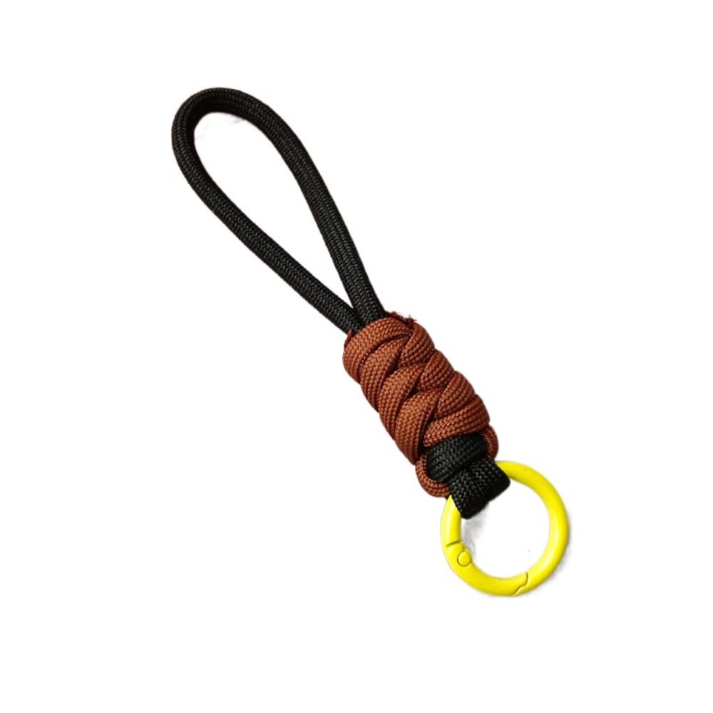 Брелок для ключей с защитой от потери, креативный плетеный шнурок, подвесной аксессуар