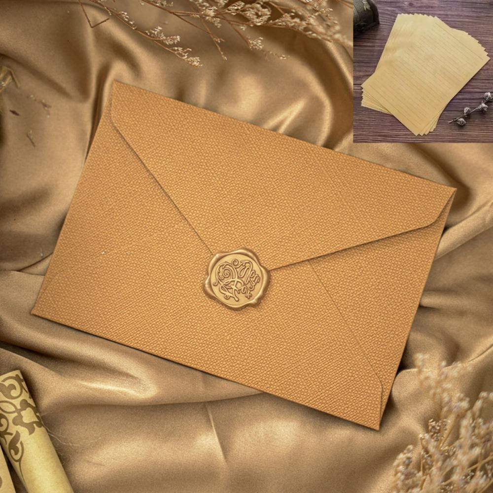 3 шт. Лакированный конверт в китайском стиле Винтажная любовная открытка-приглашение