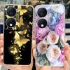 For Honor X7b 5G Case Cute Cat Butterfly Painted Cover Soft Silicone Phone Cases For Honor X7b X 7b HonorX7b Fundas 6.8'' Bumper