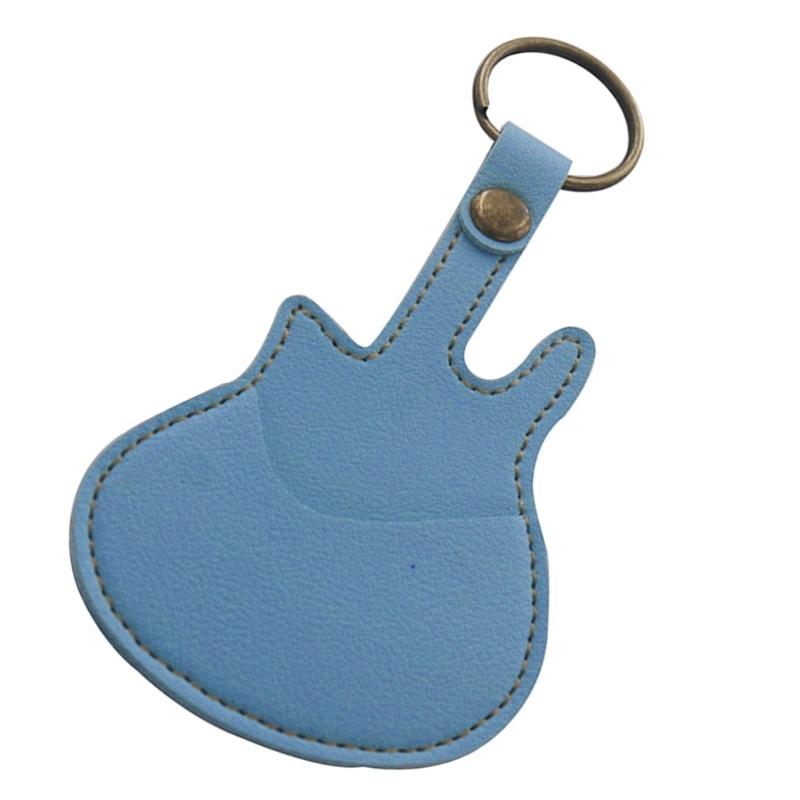 Кожаный брелок для ключей, держатель для медиаторов, брелок для гитарных медиаторов, сумка для медиаторов, чехол для гитарного ремня, чехол для переноски медиаторов