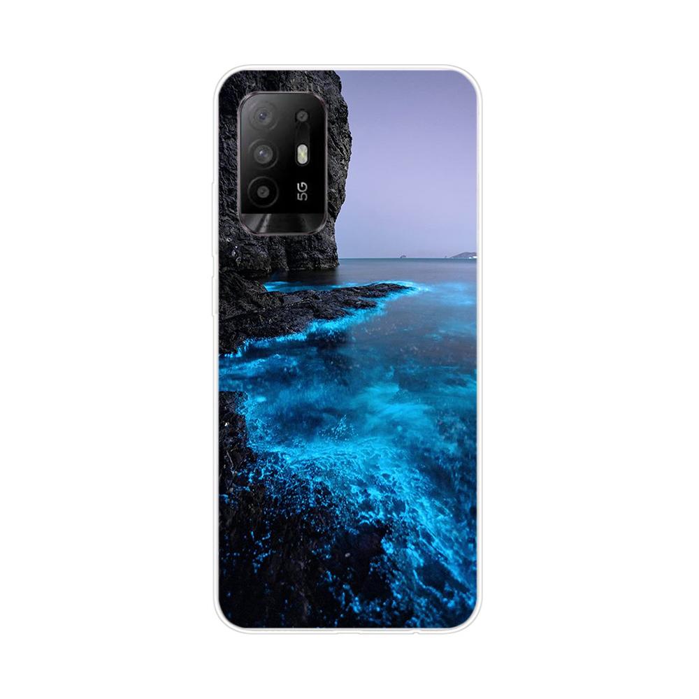 Чехол для Oppo Reno5 Z Чехол с рисунком Цветы Животные Силиконовый Чехол для OPPO Reno 5Z Reno 5 Z 5G 6.43'' Чехол Бампер Чехол для Телефона Coque