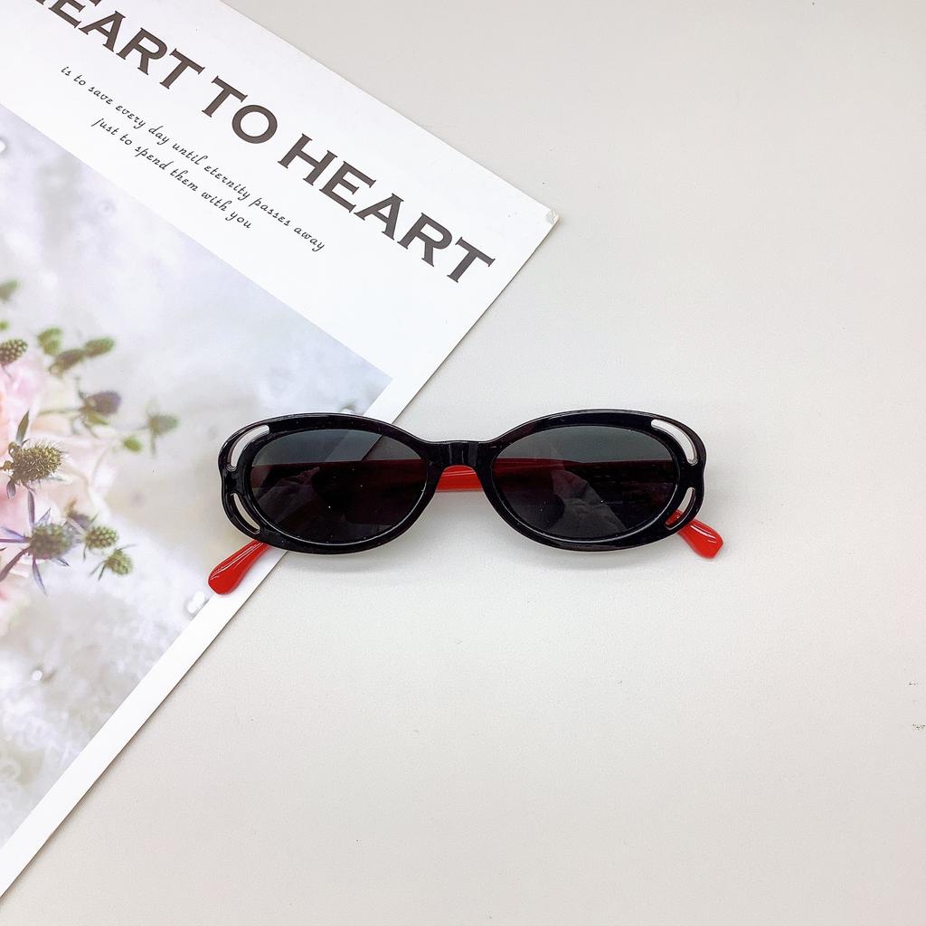 Fashion Oval Frame Children'S Sunglasses Fashion Girls Cute Sunglasses Sun Protection Uv Protection Boys Glasses