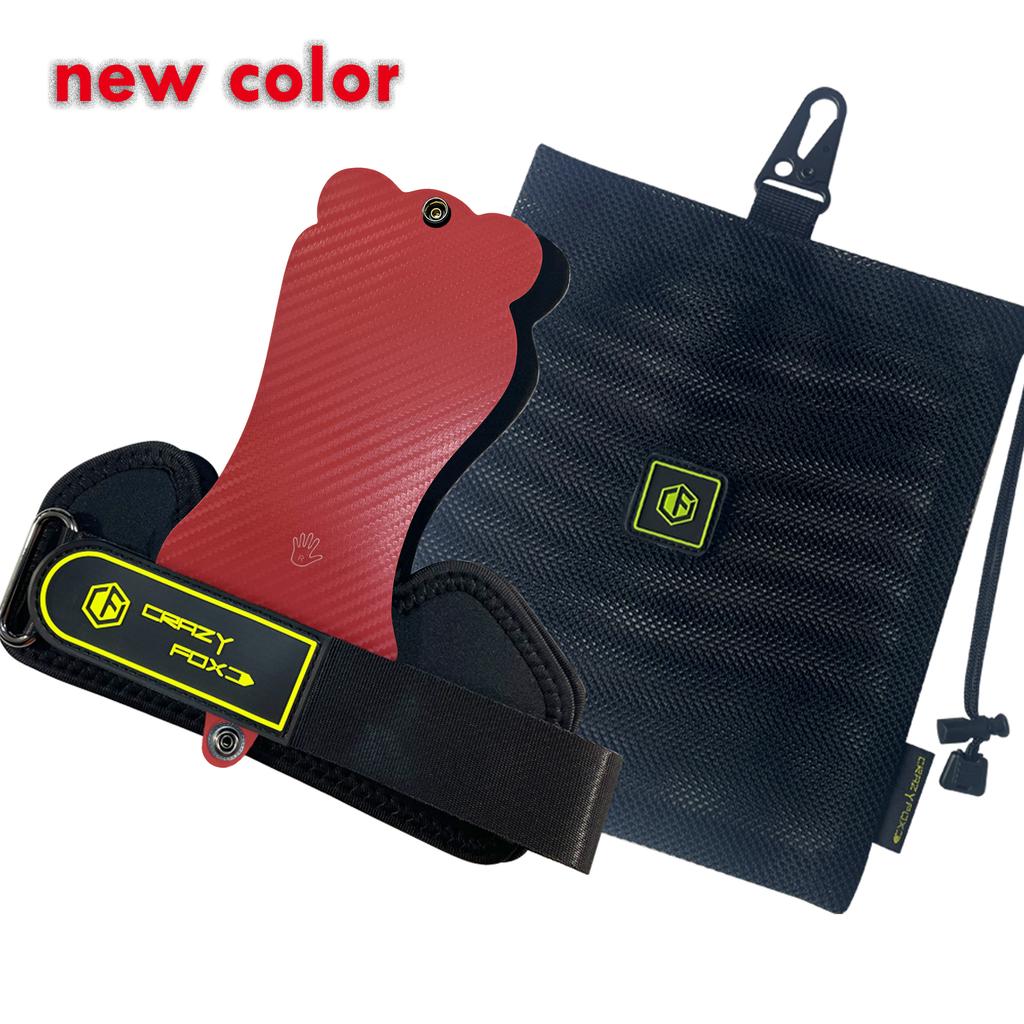 Snap Rubber Hand Grips Crazy Fox Anti-Slip No Chalk Gymnastics Grips Bag Gym WOD Calleras Guantes Weightlifting Gloves