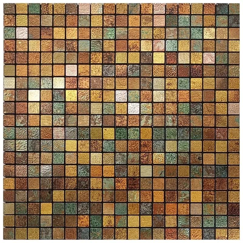 3D европейская гладкая металлическая мозаика настенная наклейка самоклеящаяся плитка кухня ванная комната бар гостиная ТВ фон настенный декор палка