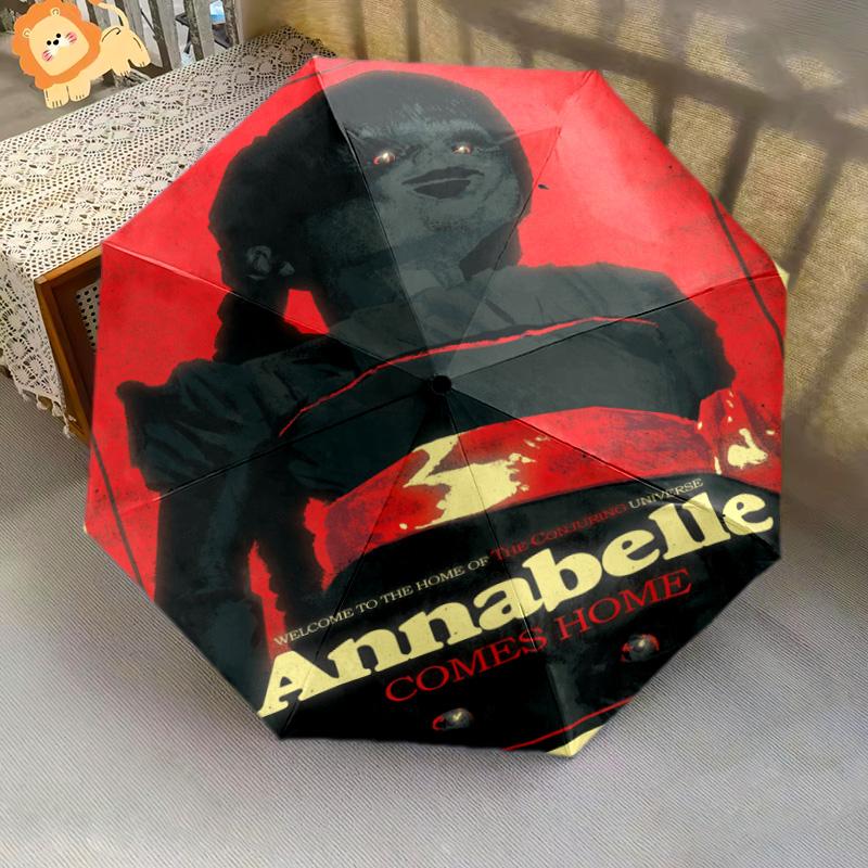 Annabelle's Horror Legacy Folding umbrella Suitable for all seasons durable Gift travel printing