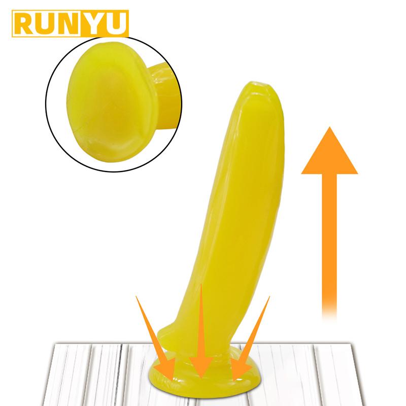 Banana Dildo Soft Suction Cup Sex Toys for Woman