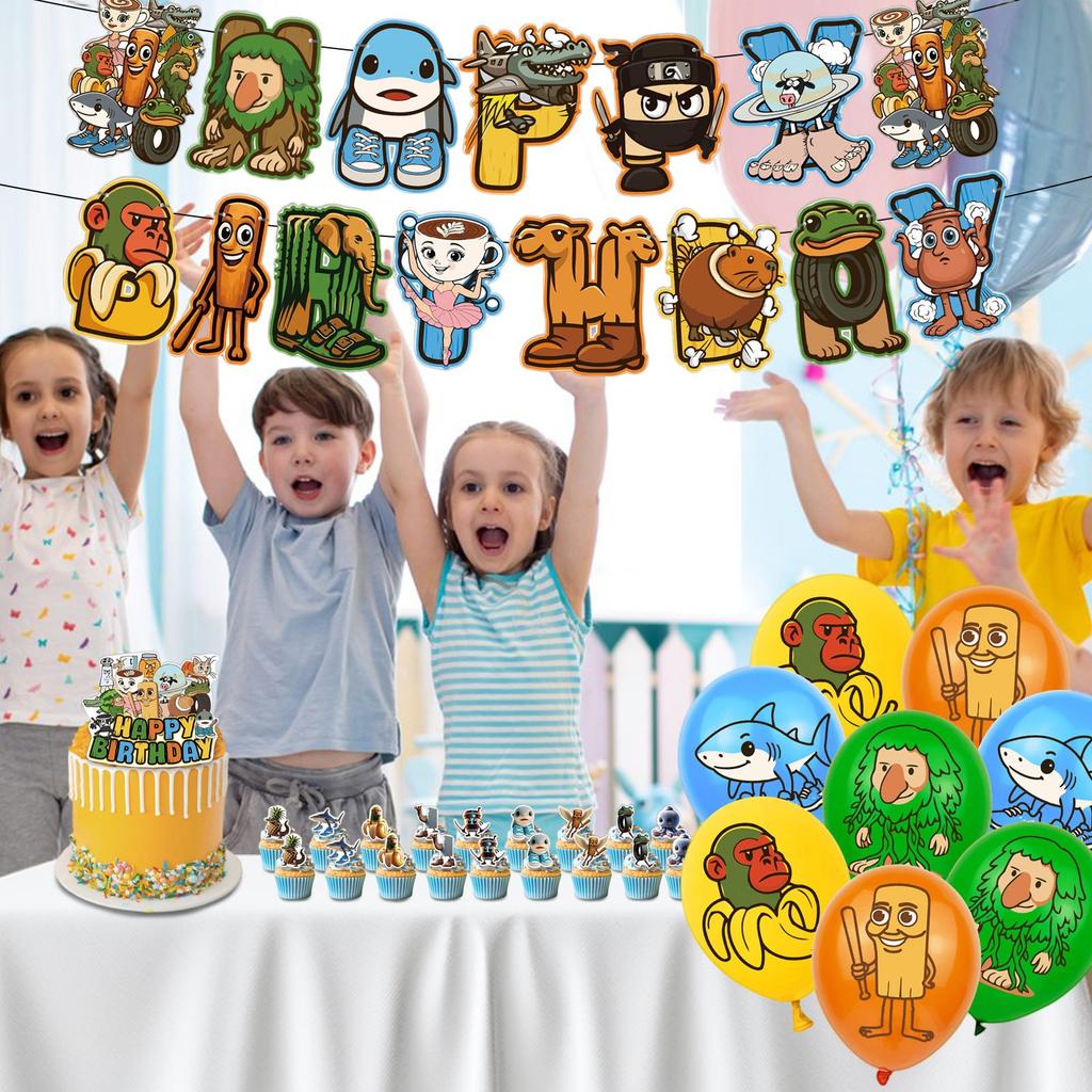 Тематическая вечеринка, украшение на детский день рождения, набор украшений