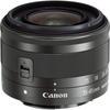 Canon Standard Zoom Lens EF-M15-45mm F3.5-6.3 IS STM (Graphite) for Mirrorless Cameras
