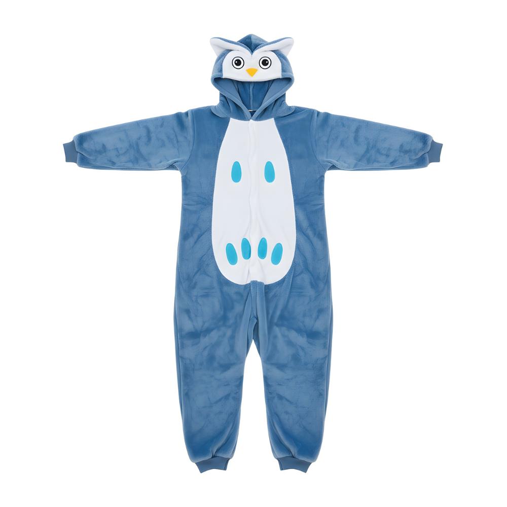 Piżama Onesie Kigurumi Kostium Przebranie Sowa Dzieci 125 - 135Cm