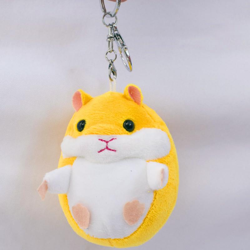 Новый продукт Милый плюшевый хомяк Игрушка Брелок Подвеска для сумки Желтый Подарок Животное