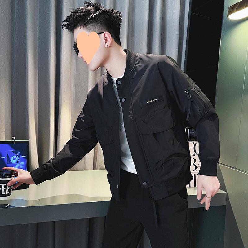 Куртка мужская новая модная рабочая бейсбольная куртка мужская повседневная весна и осень короткая верхняя часть