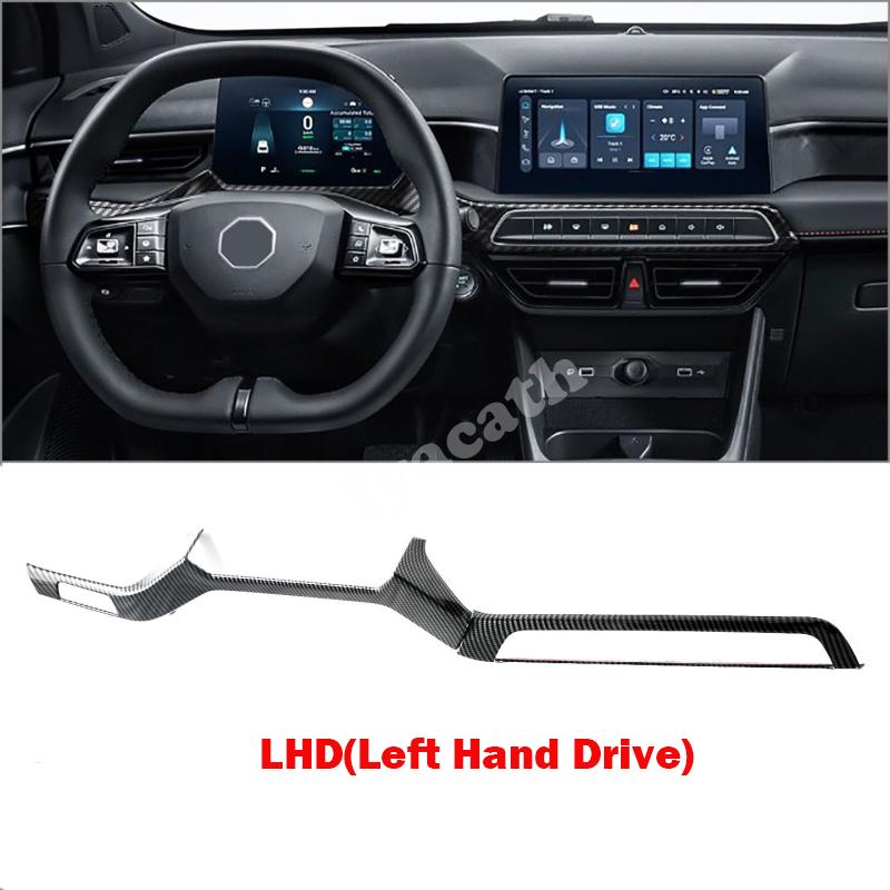 LHD RHD For MG3 Hybrid 2024 2025 ABS carbonfiber front dashboard center control air conditions outlet cover panle cover stickers