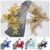 1pc 3D Flower Lace Collar DIY Sewing Embroidery Neckline Applique Decorative Clothing Accessories Scrapbooking