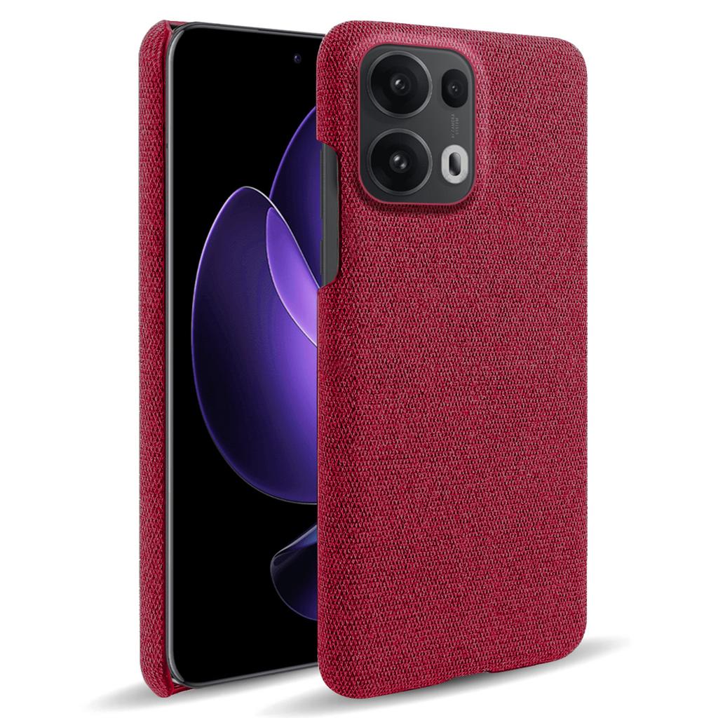 Чехол для телефона Oppo Reno13 Pro 5G, тканевая текстура, защита от царапин, защитная задняя крышка из ПК