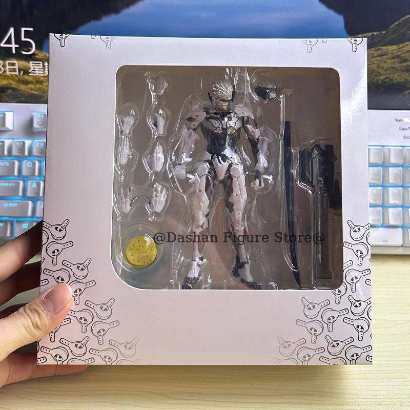 Kaiyodo Metal Gear Solid Фигурка Венома Снейка Revoltech Фигурка Снейка The Phantom Pain ПВХ Подвижная Коллекционная Модель Игрушки