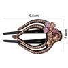 Large Size Disk Hair Shiny Rhinestone Hair Accessories Hairgrip Hair Claws Crystal Hair Clip