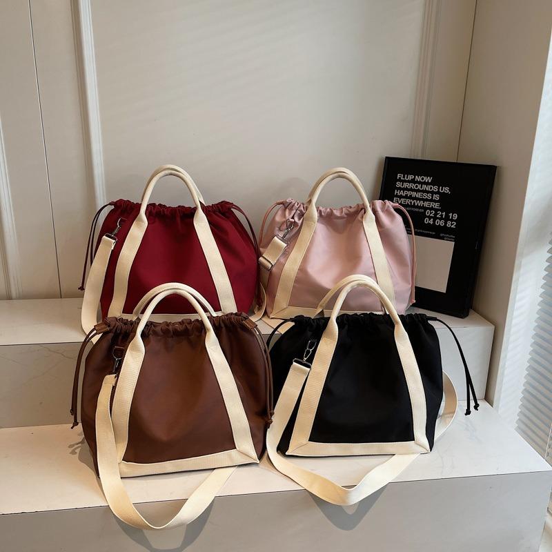 Новая сумка-мессенджер женская сумка-ведро сумка для студента колледжа портативная на плечо сумка для поездок на работу большая вместимость универсальная сумка-тоут