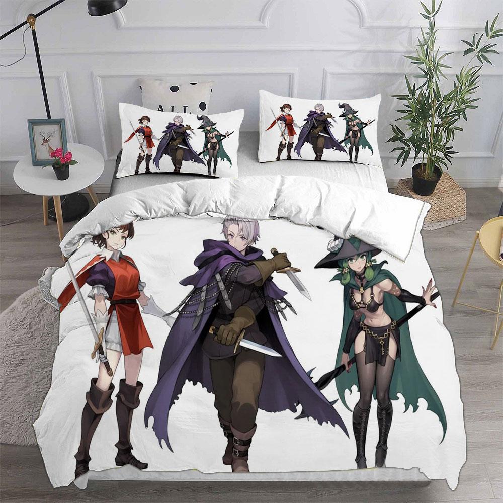 Напечатанные на 3D постельные комплекты Game Unicorn Overlord Одеяло Покрывало Пододеяльник Наволочка Комплекты из 2-3 предметов Детский Взрослый размер