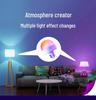 Перезаряжаемая беспроводная настенно-настольная лампа E27 с RGB и трехцветной лампой, управление с пульта и касанием