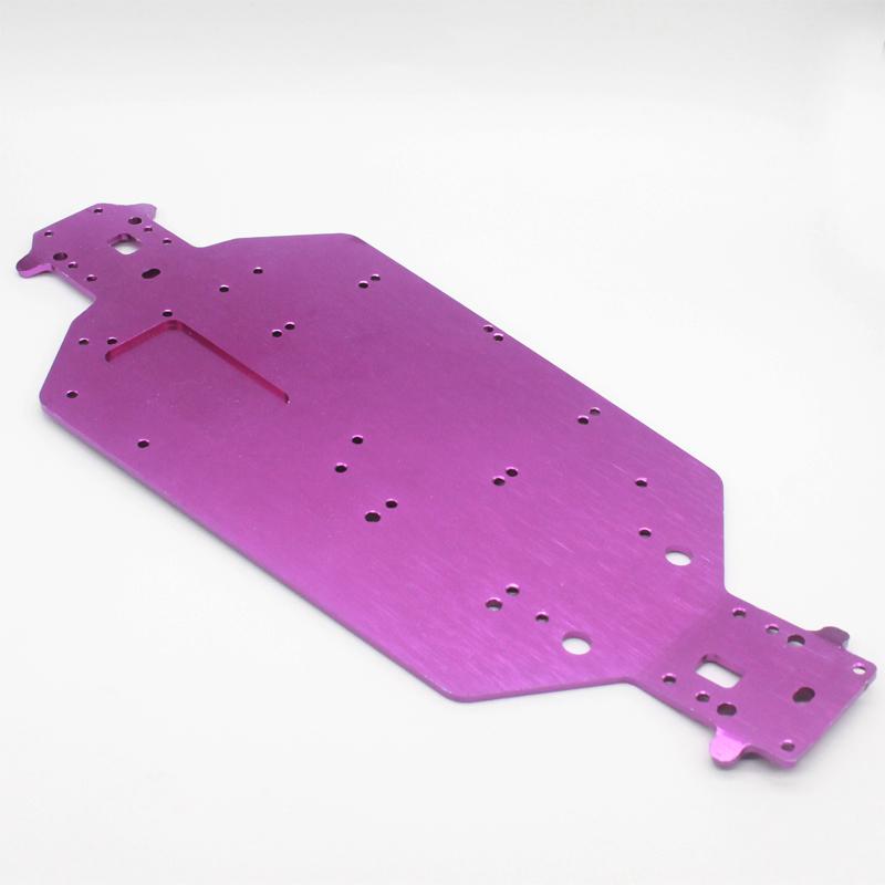 HSP 04001 03601 Aluminum Alloy Metal Chassis 1/10 Upgrade Parts For Buggy Monster Bigfoot Truck HSP 94107 94170 94118 94111