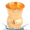 Prisha India Craft Обеденный набор Thali из чистой меди, сервировочная и столовая посуда, 10 предметов, сервиз для 1