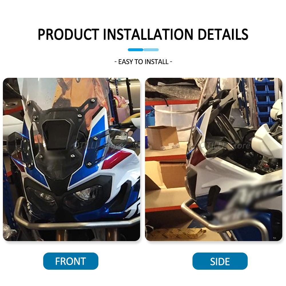 New Motorcycle For Honda CRF1000L Africa Twin Adventure Sports Upper Wind Deflectors Visor Kit CRF 1000 L