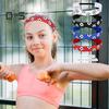 Soccer Headband Non Slip Athletic Hairband for Soccer Basketball Football Elastic Sweatband for Girls Outdoor Sports