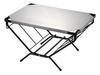 CAPTAIN STAG Outdoor Table Bonfire Table Firewood Rack Stainless Steel Firewood Rack Table Width 440 X Depth 300 X Height 260mm Storage Bag Included