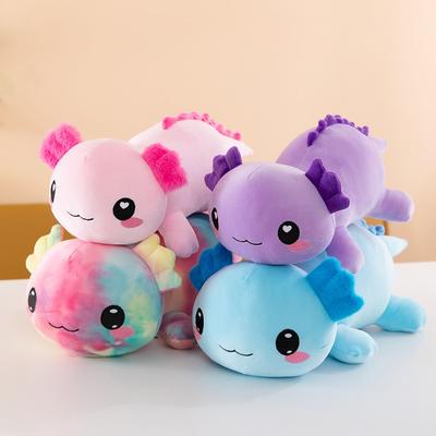Милая Плюшевая Игрушка Аксолотль Супер Мягкая Милый Саламандра Животное Набитая Плюшевая Подушка Аксолотль Домашний Декор Рождественский Подарок для Детей
