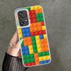 Fashion Building Blocks Pattern Soft Phone Case for Samsung A17 A16 A15 A14 A13 A57 A56 A55 A54 A53 A37 A36 A35 A34 A33 A26 A25