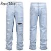 RogueWave Y2k Streetwear Vintage Pantalones Hombre Trees Camouflage Jeans Cargos for Men Patchwork Straight Baggy Casual Denim Trousers