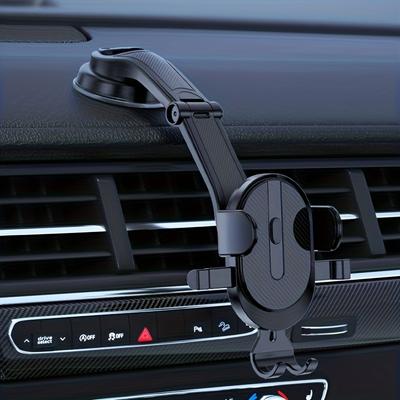 Автомобильный кронштейн для телефона, кронштейн для мобильного телефона на приборной панели, универсальный кронштейн для всех смартфонов, регулируемый на 360 градусов кронштейн для телефона в автомобиль с присоской