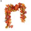 175 см искусственная гирлянда из кленовых листьев для дома, сада, помещения, улицы, подвесные искусственные листья растений, виноградная лоза